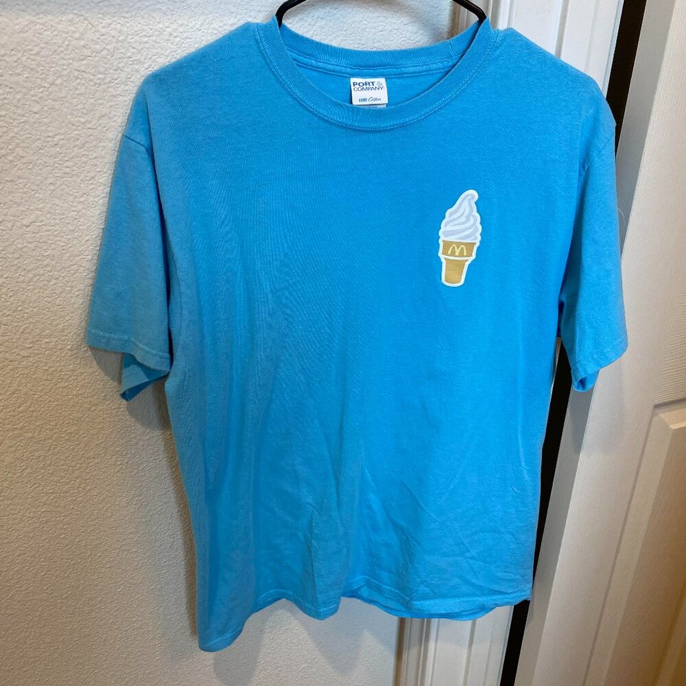 Graphic Blue McDonald Ice-Cream Tee
